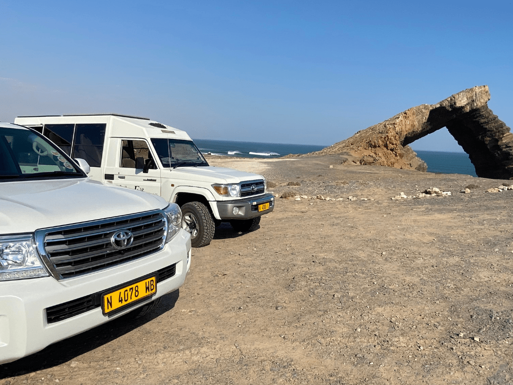 Bogenfels coastal rock arch tour