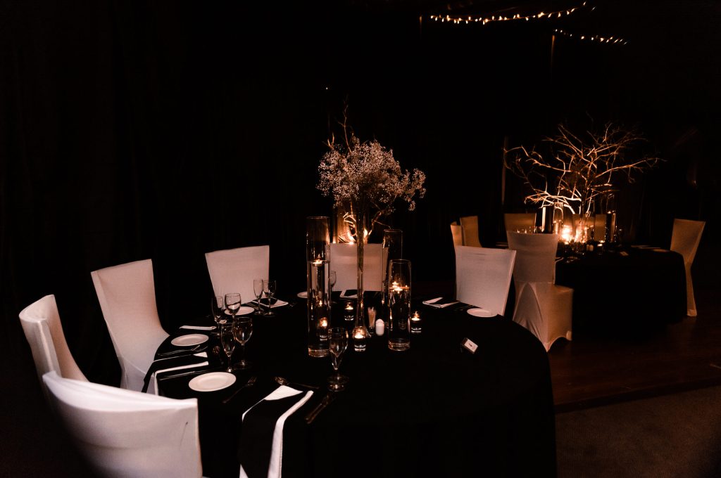 Wedding table detail at Lüderitz Nest Hotel