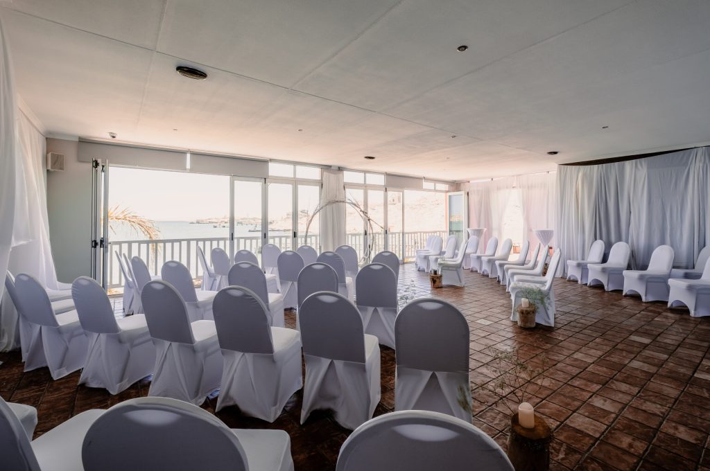 Wedding ceremony at Lüderitz Nest Hotel