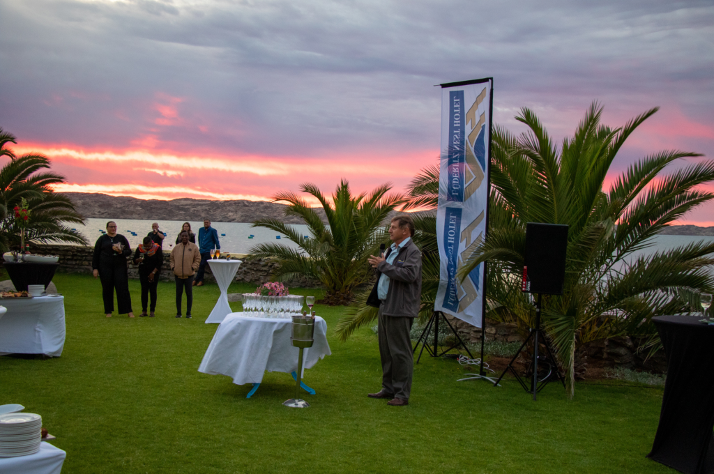 Coastal function setting at Lüderitz Nest Hotel