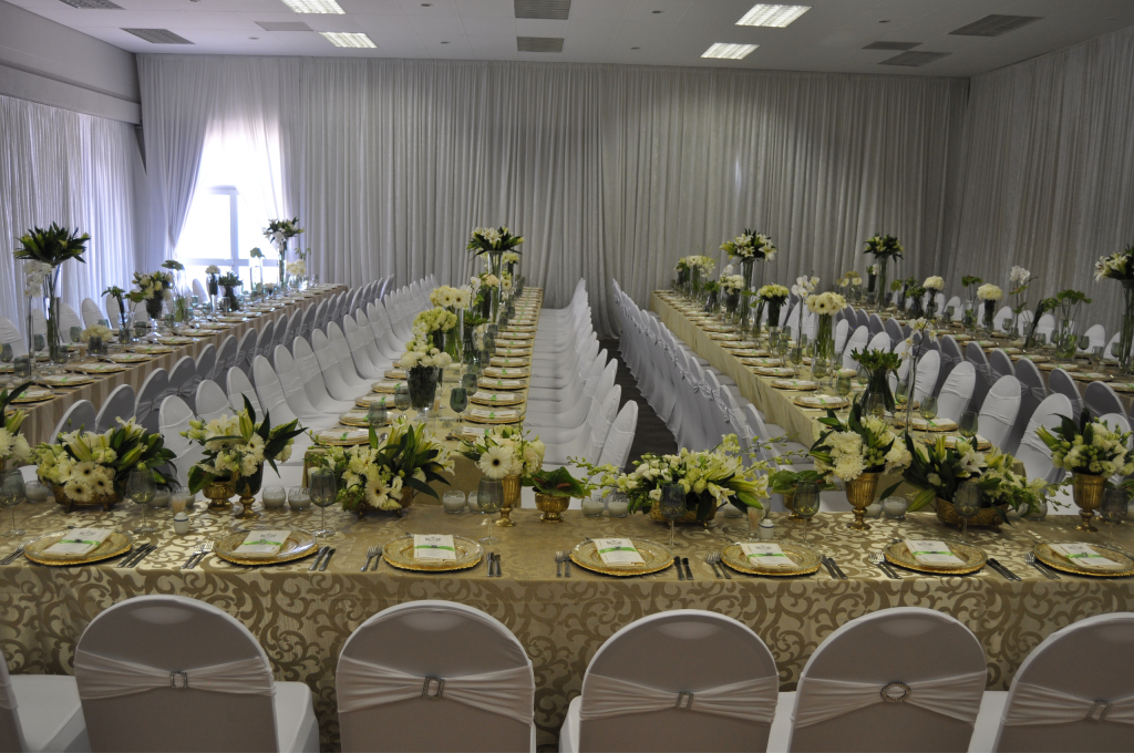 Wedding venue setup at Lüderitz Nest Hotel