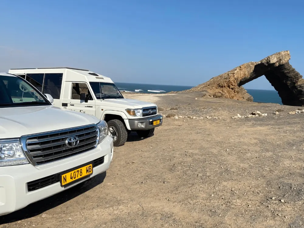 Bogenfels coastal rock arch tour